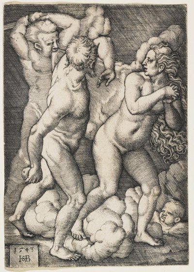 The Expulsion From Paradise by Hans Sebald Beham